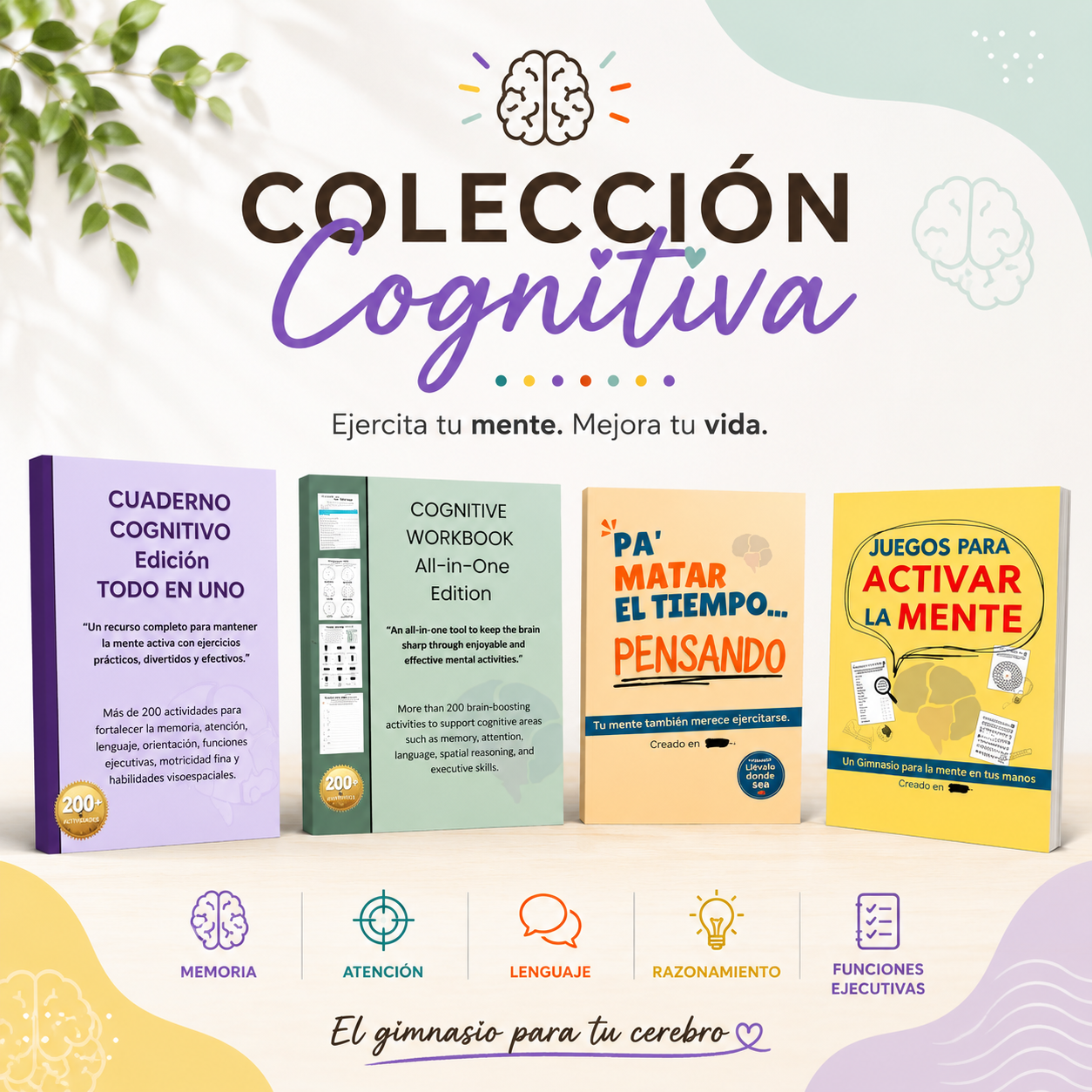 Colección de Cuadernos Cognitivos | Memory Care Center