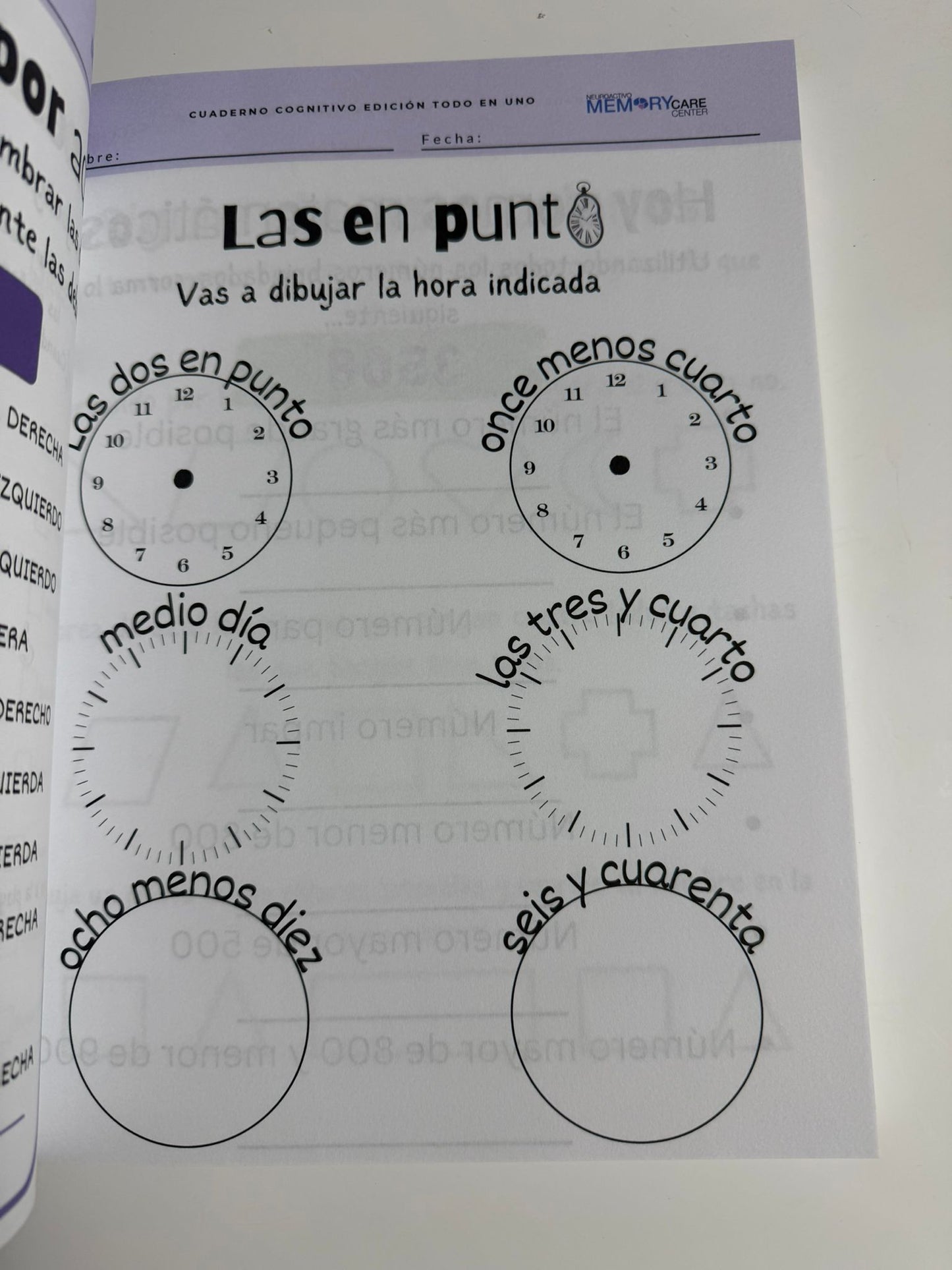 Cuaderno Cognitivo: Edición Todo en Uno