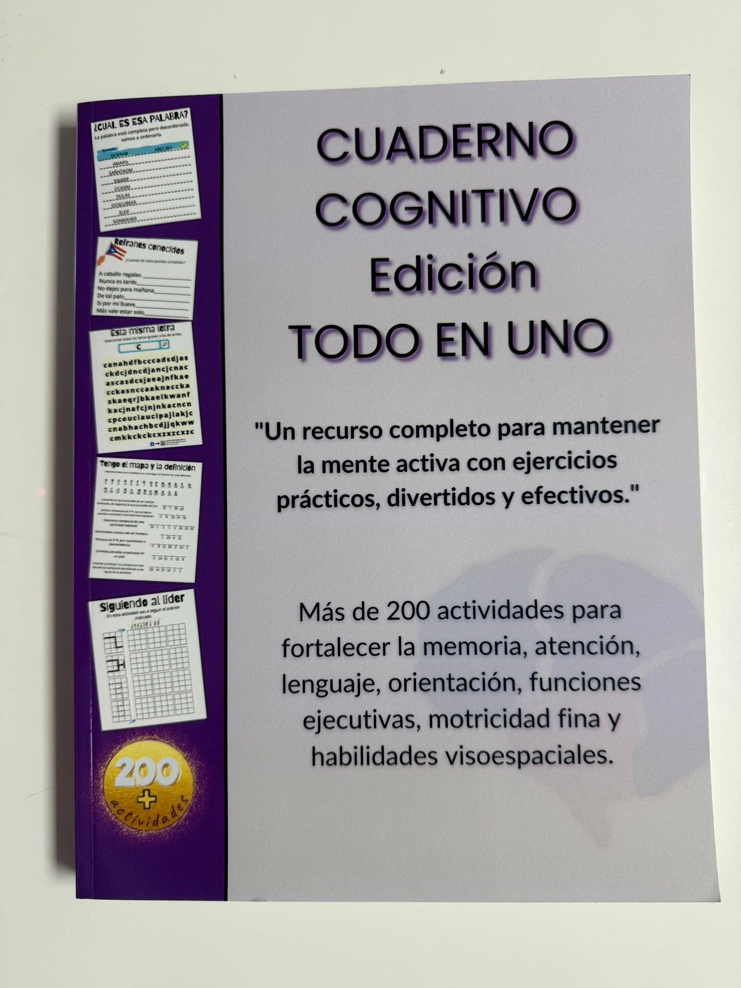 Cuaderno Cognitivo: Edición Todo en Uno