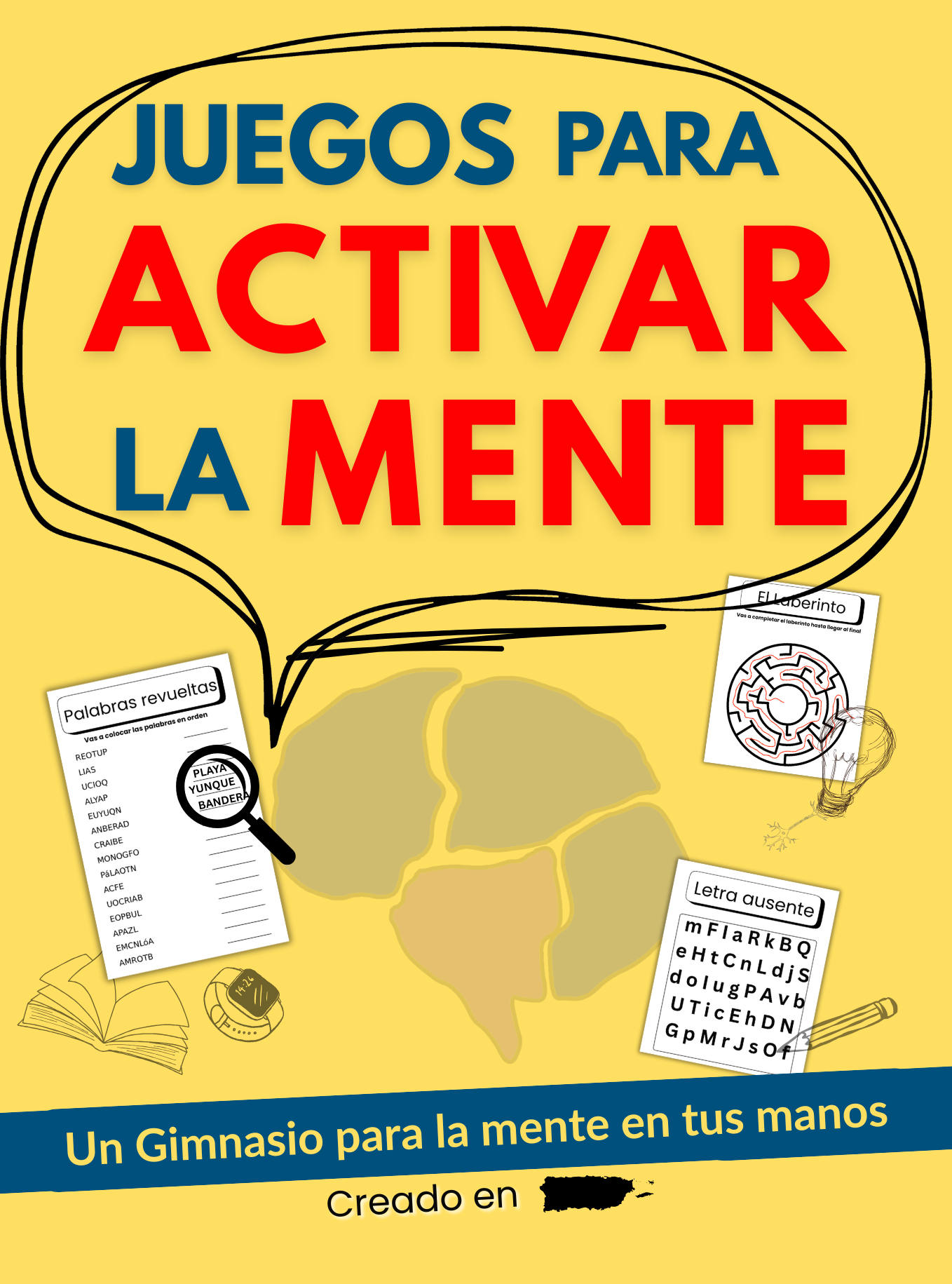 Juegos para activar la mente: Mini Cuaderno de Actividades Cognitivas