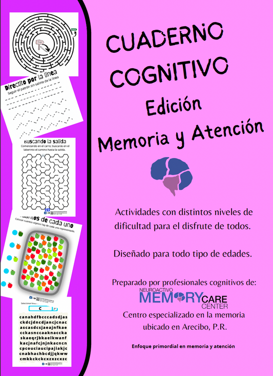 Cuaderno Cognitivo Edición Memoria y Atención