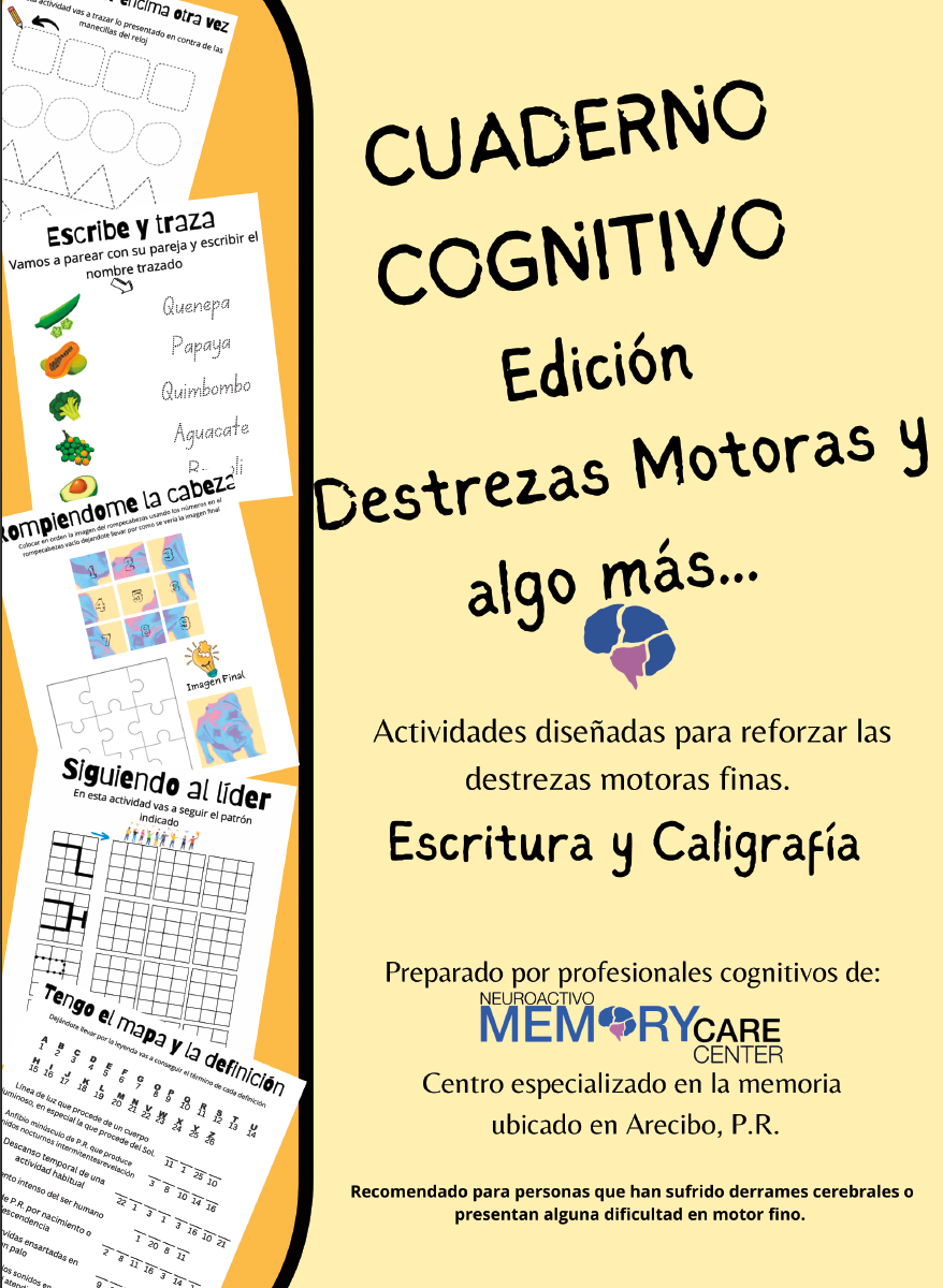 Cuaderno Cognitivo Edición Destrezas Motoras y algo más
